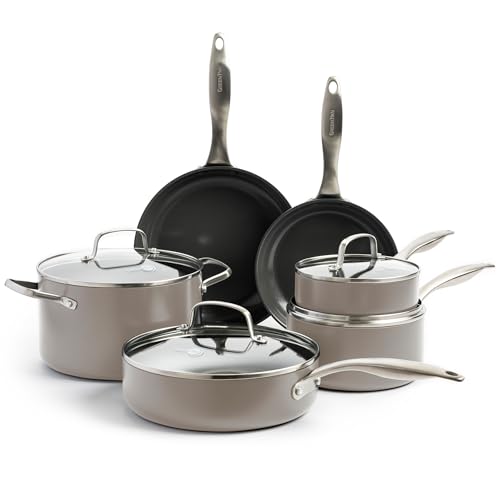 Canterbury 10 Piece Cookware Pot and Pans Set