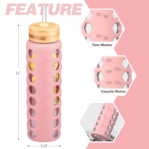 Glass Water Bottle