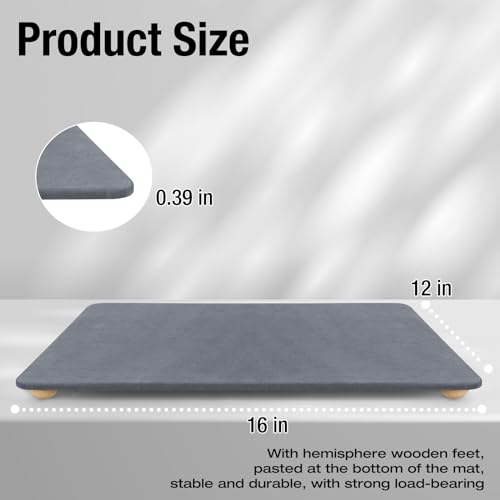 Stone Dish Drying Mat for Kitchen Counter