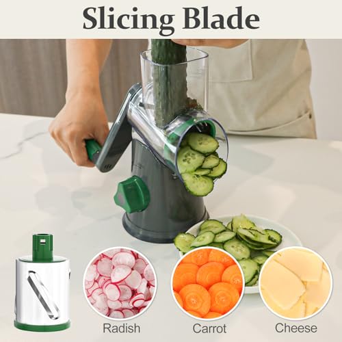 Rotary Cheese Grater Hand Crank Cheese Shredder for Fresh Cheese