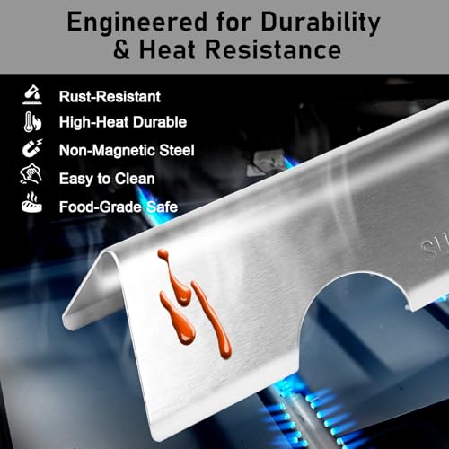 SUS304 Heat Deflectors & 17" Flavorizer Bars for Weber Genesis 2 400 Series