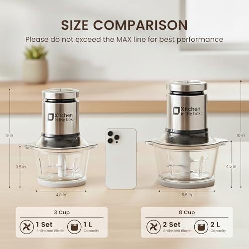 3cups Mini Food Processors