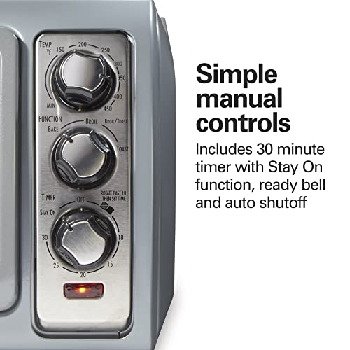 Easy Reach 6 Slice Countertop Toaster Oven