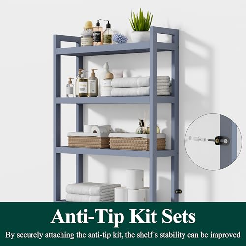 Bamboo Over The Toilet Storage Cabinet