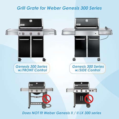 7528 7524 19.5" Grill Grates for Weber Genesis 300 Series Genesis E310 E320 E330 S310 S320 S330 EP310 EP320 EP330 for Weber Genesis 300 Grill Parts