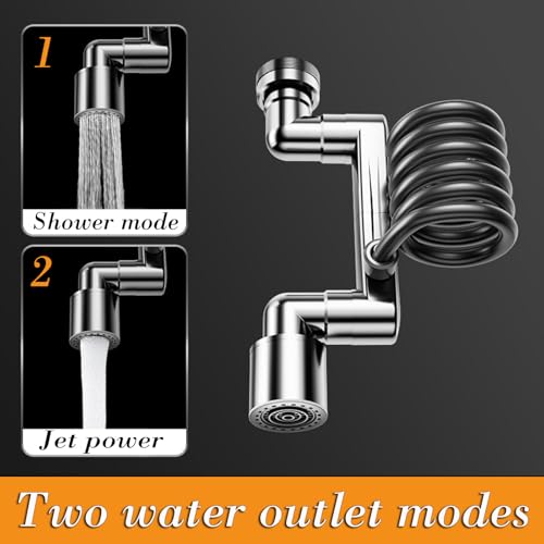 1080° Rotating Faucet Extender Aerator