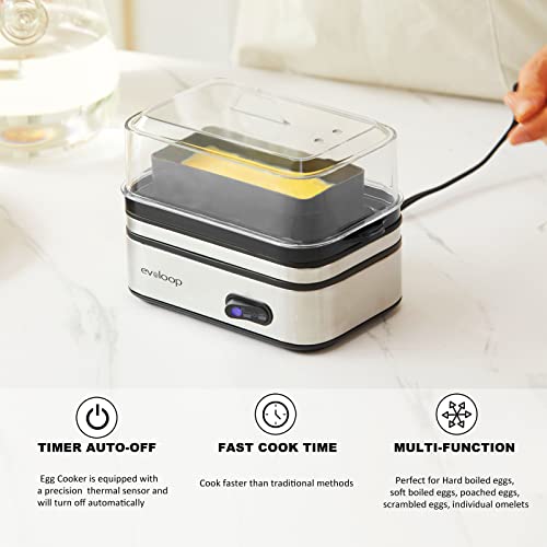 Rapid Egg Cooker Electric 6 Eggs Capacity (6 Count)