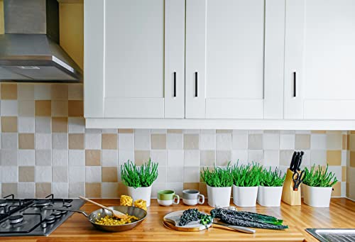 Matte Black Cabinet Handles Solid Cabinet Pulls (20 Count)