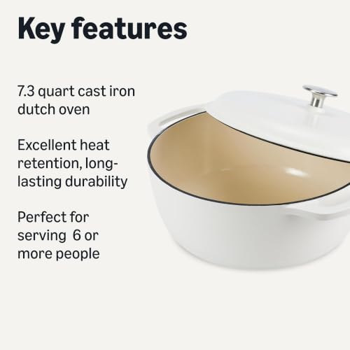 Enameled Cast Iron Dutch Oven Pot with Lid