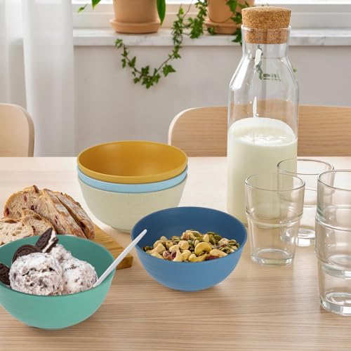 Unbreakable Wheat Straw Bowls for Kids