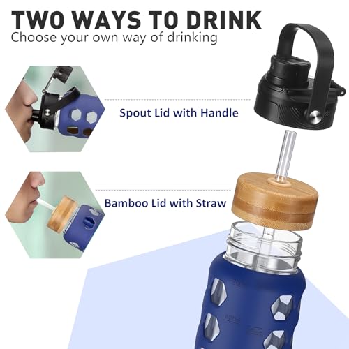 Glass Water Bottle