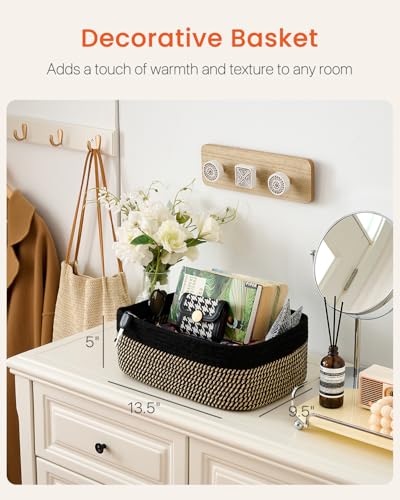 Small Woven Storage Basket for Organizing (3 Count)