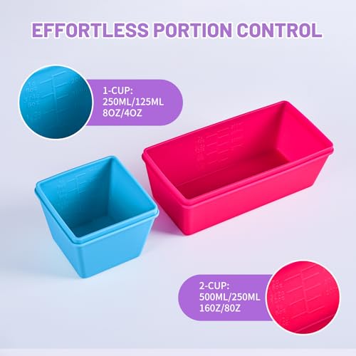 Silicone Freezer Molds with Lids (6 Count)