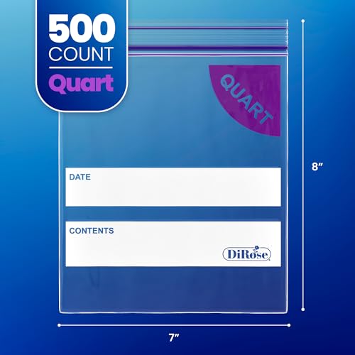 Quart Bags Pack of 500 (500 Count)