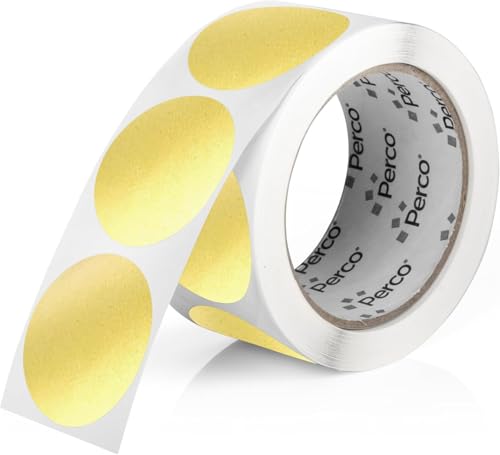 Metallic Gold Round Circle Dot Sticker 2