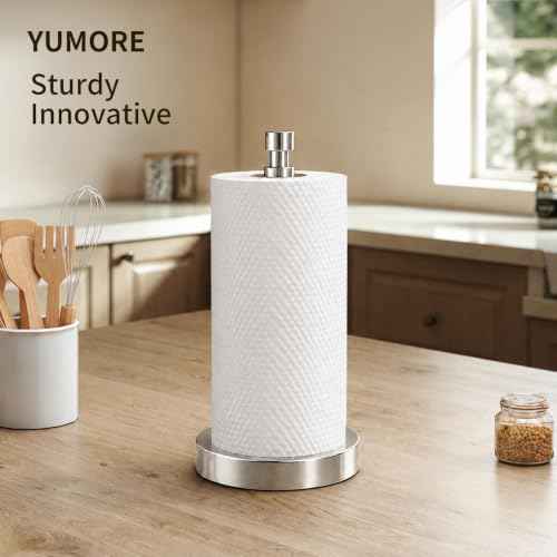 3.9lbs Heavy Duty Paper Towel Holder Countertop Weighted Base