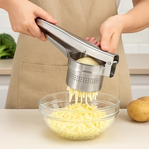 Stainless Steel Potato Ricer and Masher