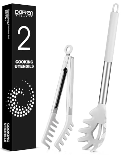 Silicone Spaghetti Spoon and Pasta Tong