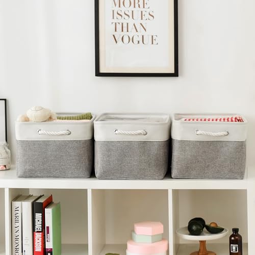 Storage Baskets for Organizing (3 Count)