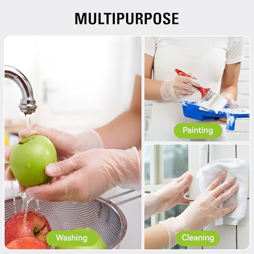 Disposable Vinyl Gloves (100 Count)
