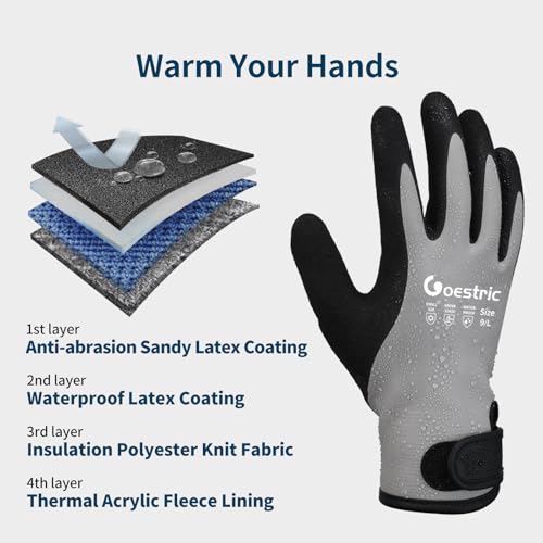 Waterproof Winter Gloves for Men & Women (3 Count)
