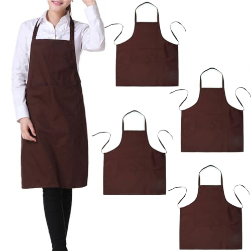 4 Pack Bib Chef Apron (4 Count)