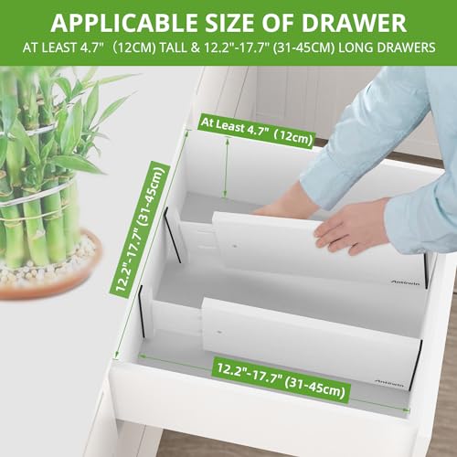 4 Pack Expandable Drawer Dividers