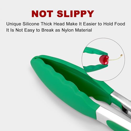 2 Pack Silicone Kitchen Tongs (2 Count)