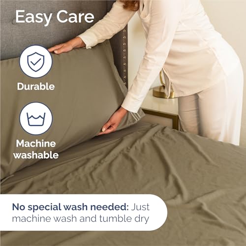 Split King Size 5 Piece Sheet Set