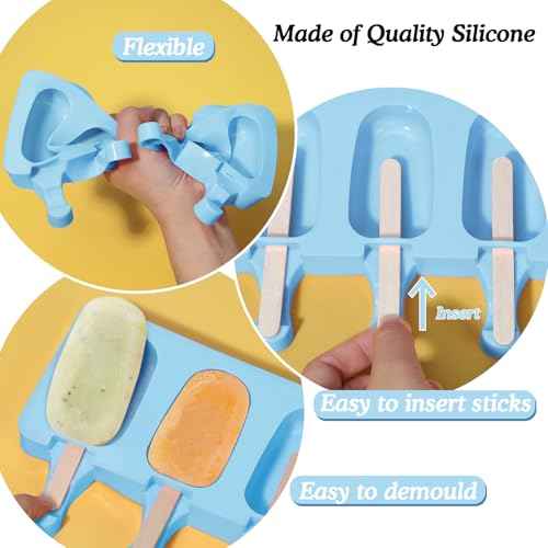 2 Pack Silicone Popsicles Molds (2 Count)