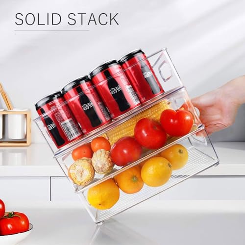 6 Pack Refrigerator Organizer Bins