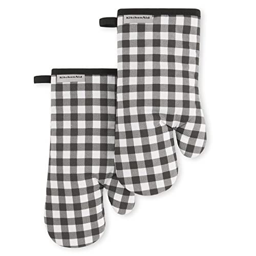 Gingham Oven Mitt 2