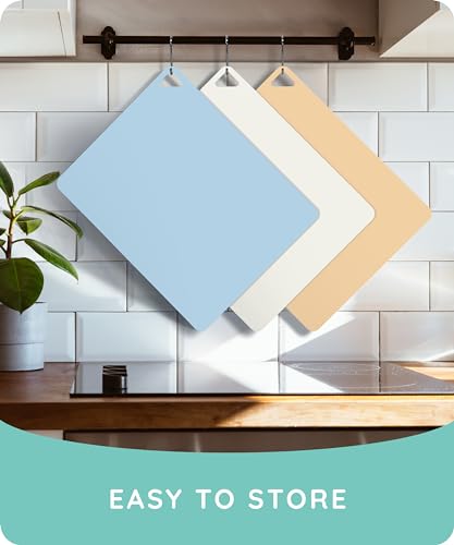 Extra Thick Flexible Cutting Boards for Kitchen (3 Count)