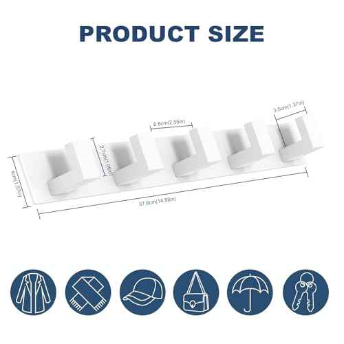 Stainless Steel Wall Coat Rack