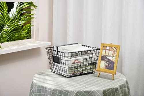 Extra Large】 Wire Handmade Basket 4 Packs