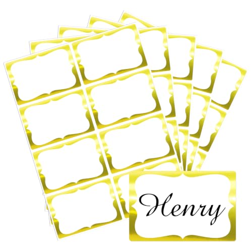 Gold Name Tags