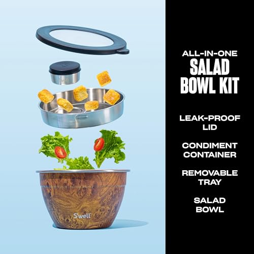 S’well Stainless Steel 64oz Salad Bowl Kit