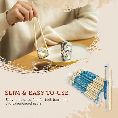 52USA Disposable Bamboo Chopsticks (100 Count)
