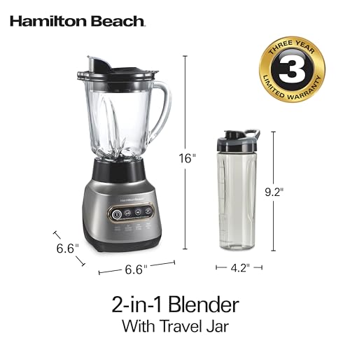 Quiet Blender for Smoothies With Wave Action System