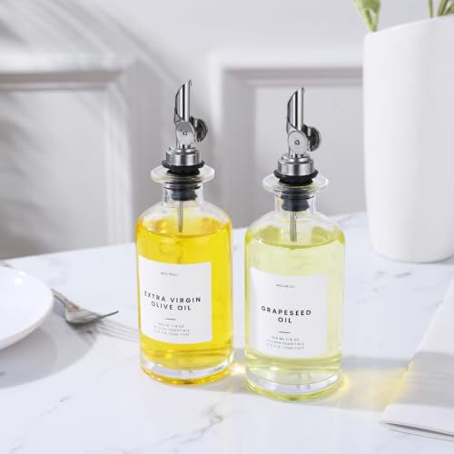 Olive Oil Dispenser Bottle for Kitchen (4 Count)