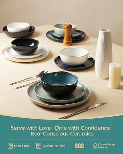Stoneware Dinnerware Sets for 4