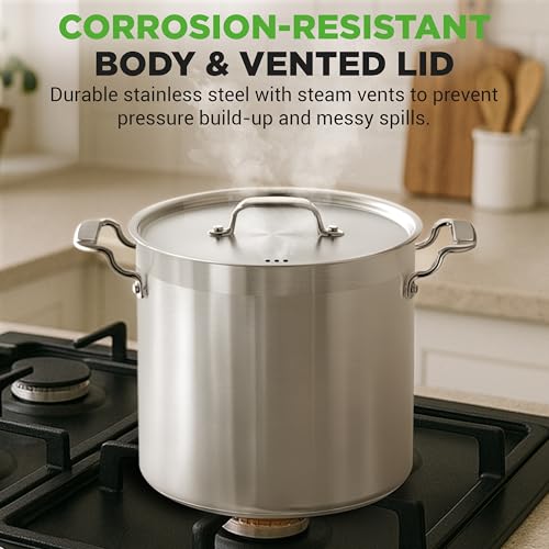 Stainless Steel Stock Pot with Lid