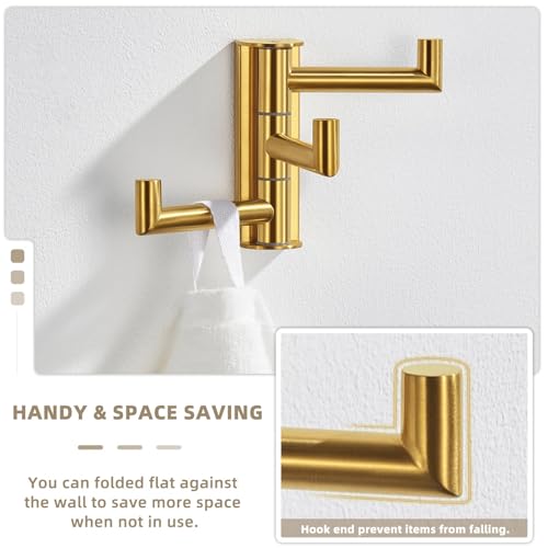 Brushed Gold Towel Hook