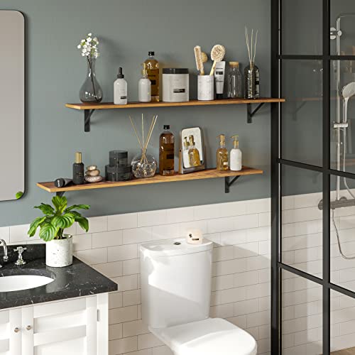 Long Wall Shelves (2 Count)