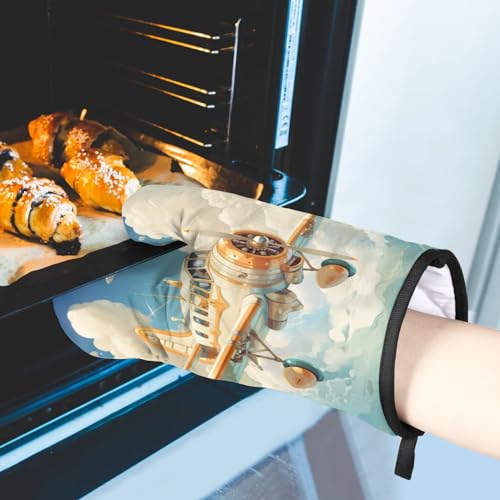 Airplanes Oven Mitts and Pot Holders Sets (2 Count)