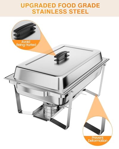 Chafing Dish for Buffet Set (4 Count)