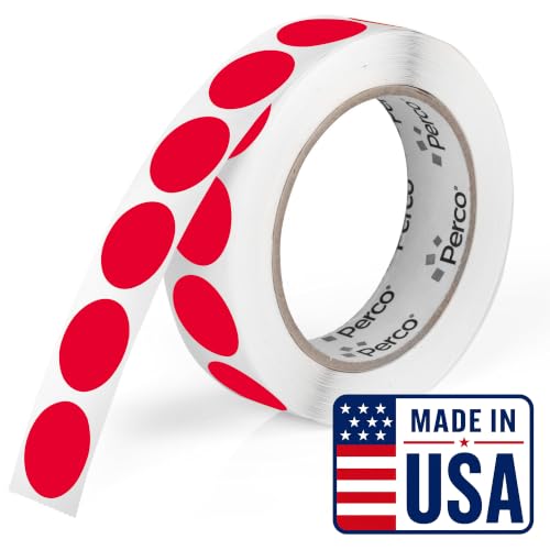 Red Round Circle Dot Sticker 1