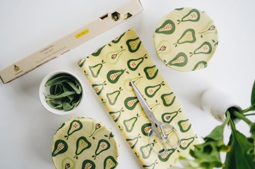 SuperBee Beeswax Wrap Roll XL 35x13" Reusable Food Wrap Bees