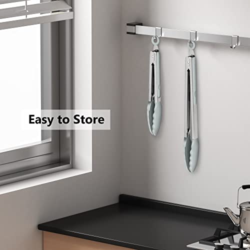 2 Pack Silicone Kitchen Tongs