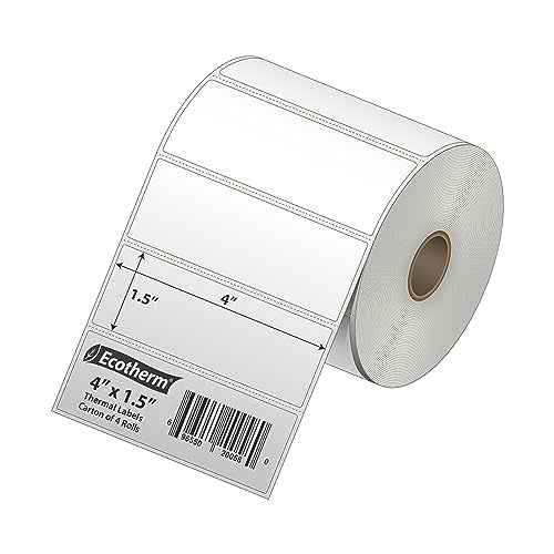 4" x 1.5" Thermal Labels (3940 Count)